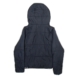 NIKE Mens Puffer Jacket Grey Hooded XS