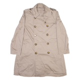 V COLLECTION Mens Trench Jacket Beige M