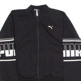 PUMA Womens Track Jacket Black Jersey UK 10