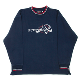 SPEEDWAY Mens Sweatshirt Blue Crew Neck L