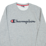 CHAMPION Mens Sweatshirt Grey Crew Neck S