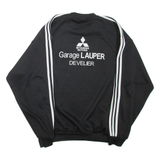 ADIDAS FC Develier Mens Sweatshirt Black Crew Neck L