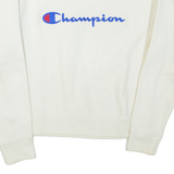 CHAMPION REVERSE WEAVE Womens Sweatshirt White Crew Neck S