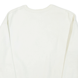CHAMPION REVERSE WEAVE Womens Sweatshirt White Crew Neck S