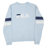 FILA Womens Sweatshirt Blue Crew Neck XL