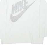 NIKE Womens Sweatshirt White Crew Neck M