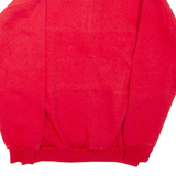 TOP SPIRIT OF SWITZERLAND Mens Sweatshirt Red 1/4 Zip L