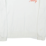 TOMMY HILFIGER Womens Sweatshirt White Crew Neck S