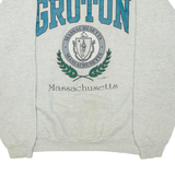 HANES ACTIVEWEAR Massachusetts Mens Sweatshirt Grey Crew Neck USA L