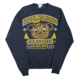 CHAMPION California Golden Bears Mens Sweatshirt Blue Crew Neck USA S