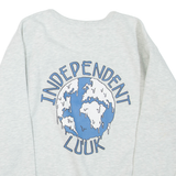 GILDAN Mens Sweatshirt Grey Crew Neck M