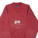 PETER HADLEY Mens Sweatshirt Red Crew Neck M