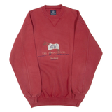 PETER HADLEY Mens Sweatshirt Red Crew Neck M