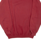 PETER HADLEY Mens Sweatshirt Red Crew Neck M