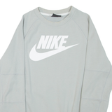 NIKE Mens Sweatshirt Grey Crew Neck S
