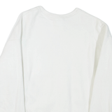 CHAMPION REVERSE WEAVE Womens Sweatshirt White Crew Neck L