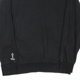 ADIDAS Germany Mens Sweatshirt Black Crew Neck L