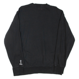 ADIDAS Germany Mens Sweatshirt Black Crew Neck L