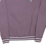 FILA Womens Sweatshirt Purple Crew Neck L