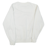 GUESS Mens Sweatshirt White Crew Neck S