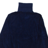 Mens Sweatshirt Blue 1/4 Zip S