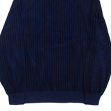 Mens Sweatshirt Blue 1/4 Zip S