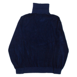 Mens Sweatshirt Blue 1/4 Zip S