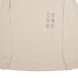 GILDAN Mens T-Shirt Pink Long Sleeve L