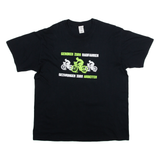 GILDAN Mens T-Shirt Black XL