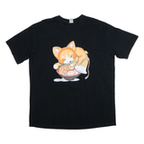 Mens T-Shirt Black L