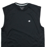CHAMPION Double Dry Mens Vest Black S