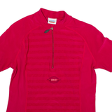 ODLO Mens Jersey Pink 1/4 Zip M
