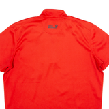 JACK WOLFSKIN Mens Jersey Red 1/4 Zip L