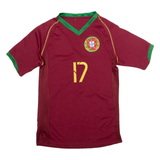 Portugal Ronaldo Football Mens T-Shirt Red V-Neck XS