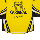 Cardinal Mens Jersey Yellow Long Sleeve V-Neck XL