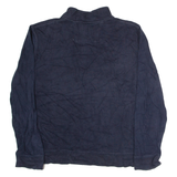 NAUTICA Mens Jumper Blue 1/4 Zip Tight Knit XL
