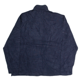 POLO RALPH LAUREN Mens Jumper Blue 1/4 Zip Tight Knit XL