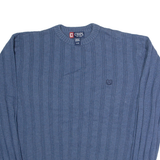 CHAPS Mens Jumper Blue Tight Knit L