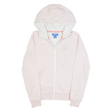 ADIDAS ORIGINALS Womens Pink Hoodie Full Zip UK 10