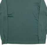 BOBBIE BROOKS Womens Jumper Green Roll Neck 90s Tight Knit M