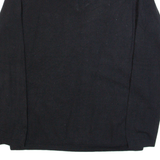 TOMMY HILFIGER Womens Patterned Jumper Black Polka Dot V-Neck Tight Knit M