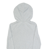 TOMMY JEANS Cropped Hooded Womens Jumper Grey Tight Knit M