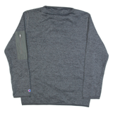 CHAMPION Spartans USA Mens Fleece Grey 1/4 Zip M