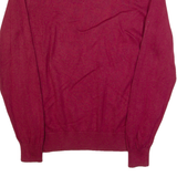 TOMMY HILFIGER Mens Jumper Red Tight Knit M