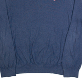 TOMMY HILFIGER Mens Jumper Blue Tight Knit L