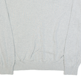 TOMMY HILFIGER Mens Jumper Grey V-Neck Tight Knit L