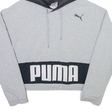 PUMA Womens Grey Hoodie UK 12