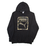 PUMA Camo Mens Black Hoodie M