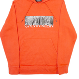 CALVIN KLEIN PERFORMANCE Womens Orange Hoodie S