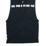 PUMA Vest Womens Black Hoodie UK 10